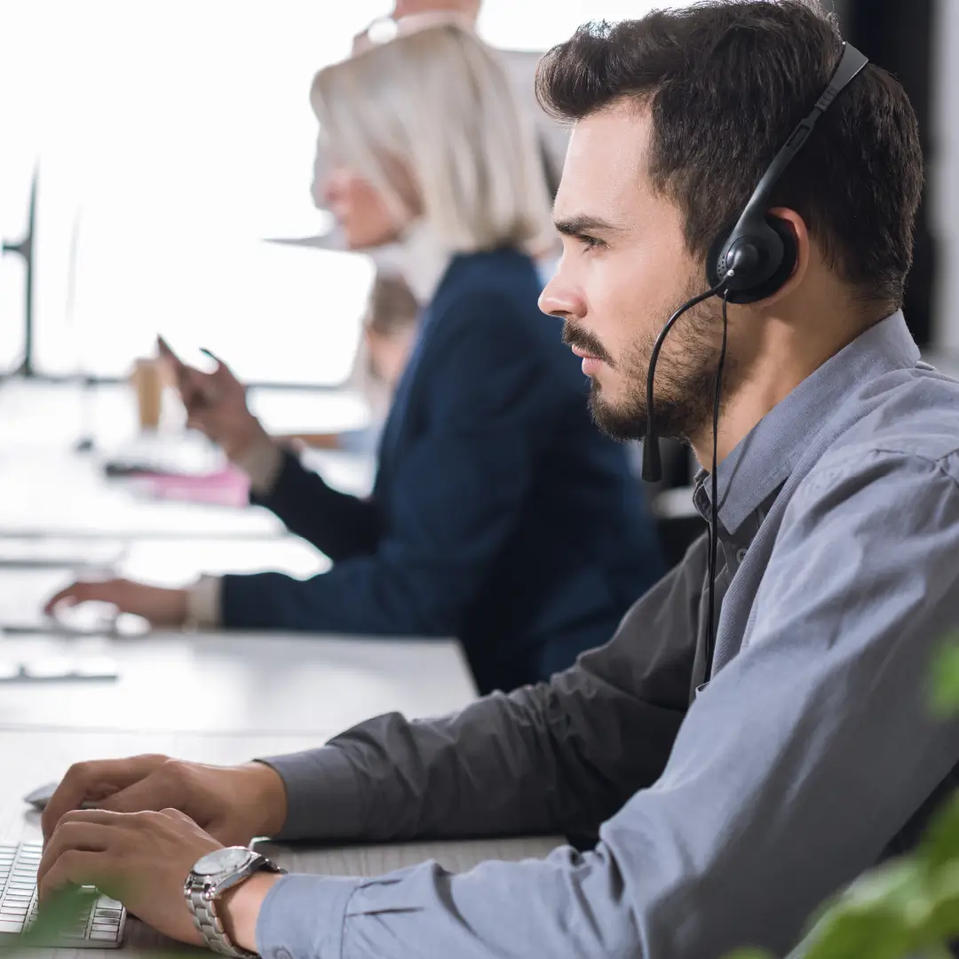Total Solution Services Inc Call Us Representative assisting client